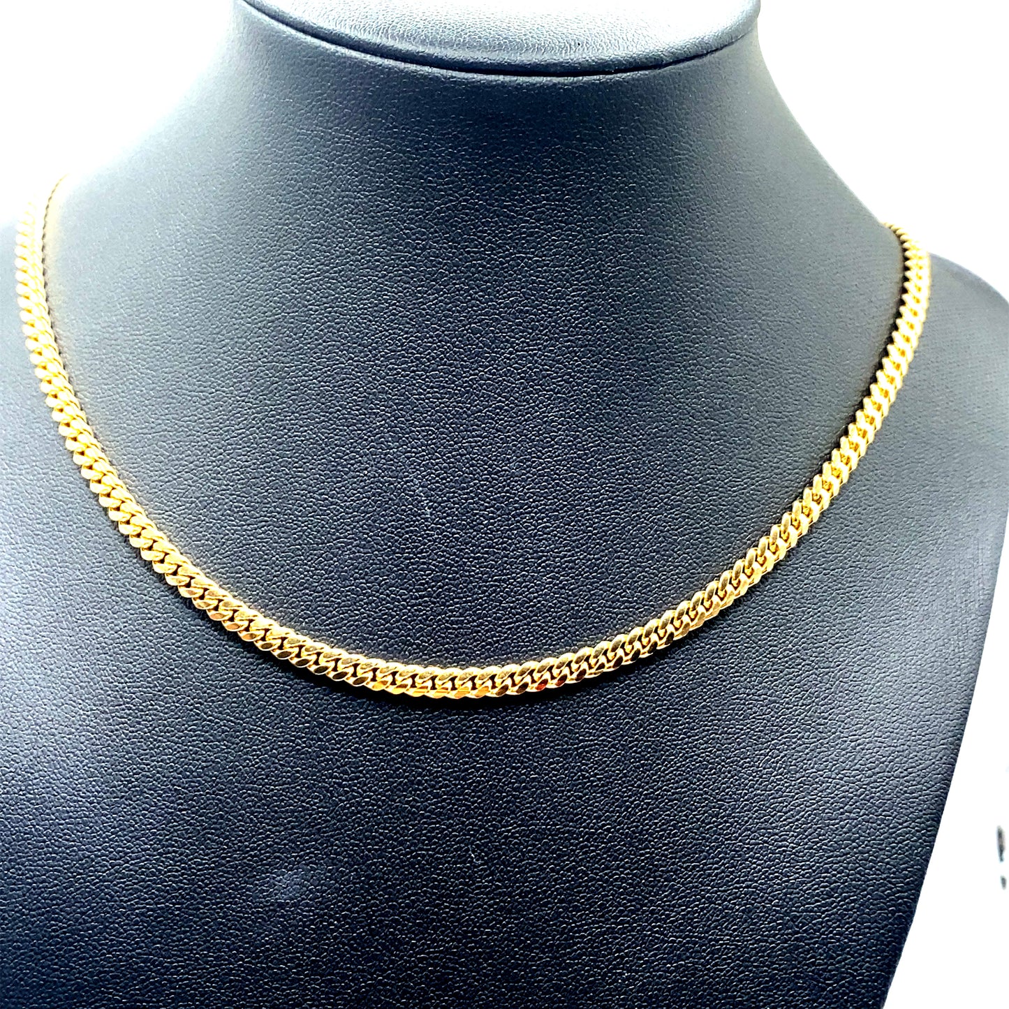 CUBAN LINK CHAIN 14k 4mm 22 inches